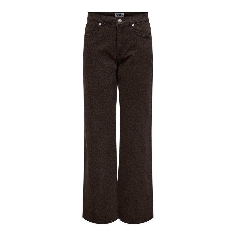 Only Madison Wide Animal Jeans